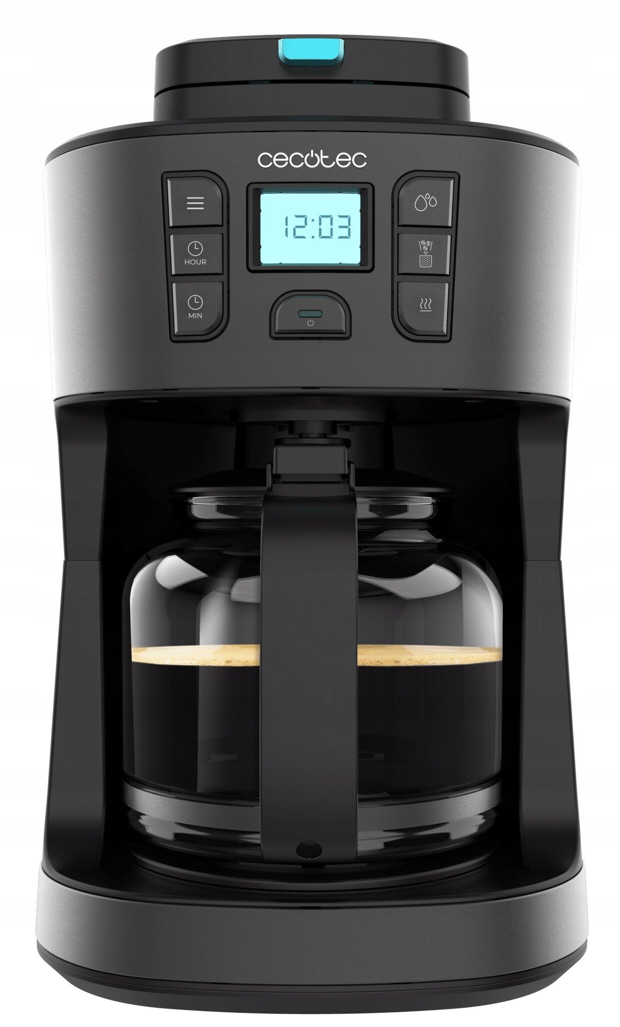 Duża pojemność zbiornika – 1,8 l na 12 filiżanek