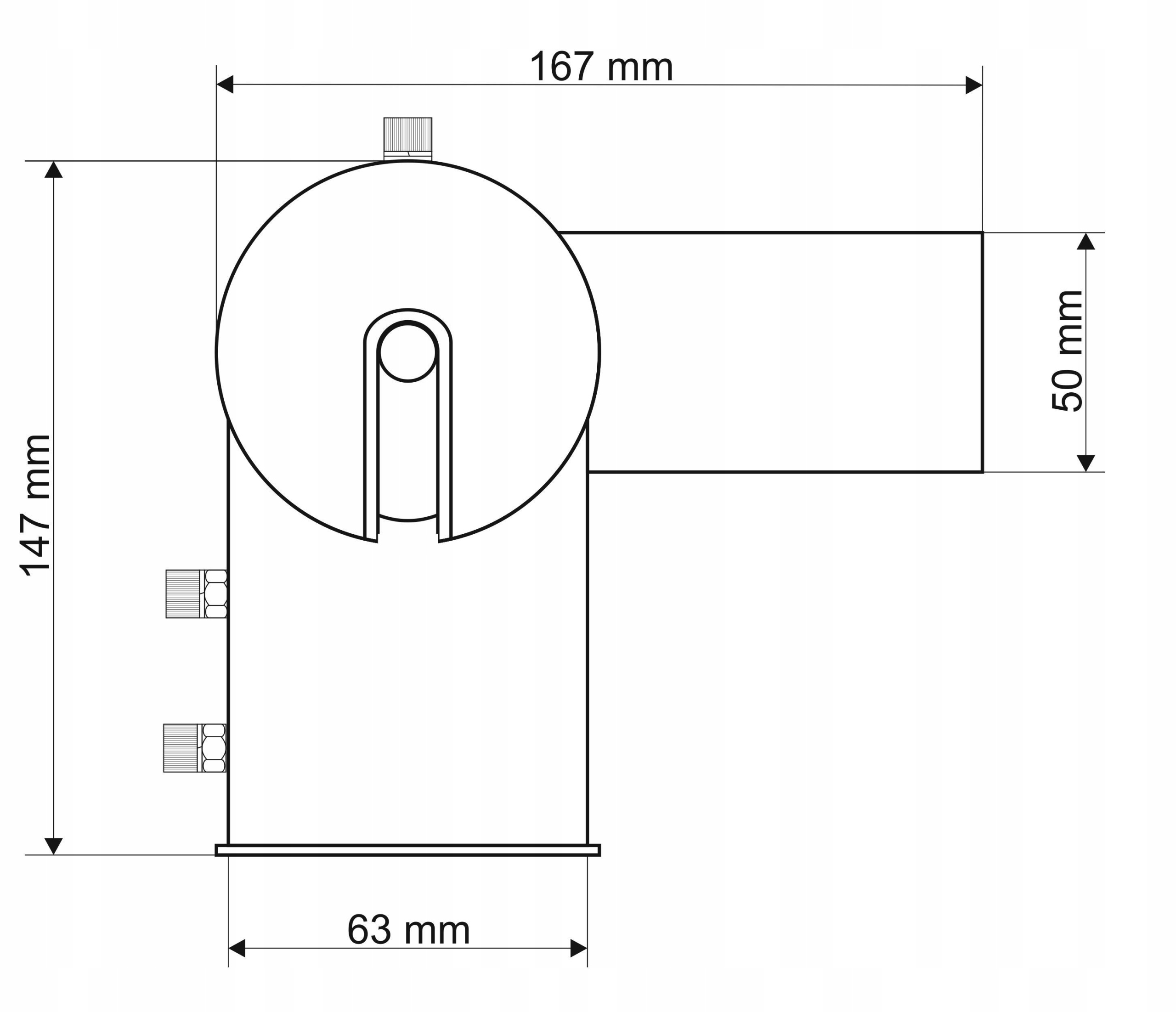 Uniwersalność montażu na słupach o średnicy 50 mm i 63 mm