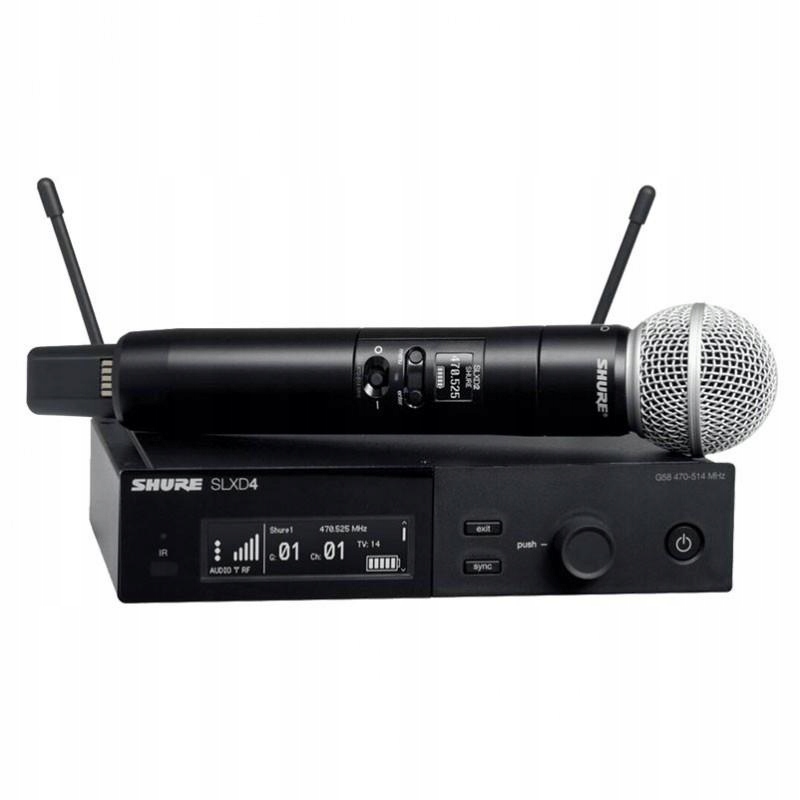 Shure SLXD24E/SM58 - Cyfrowy system bezprzewodowy dla profesjonalistów