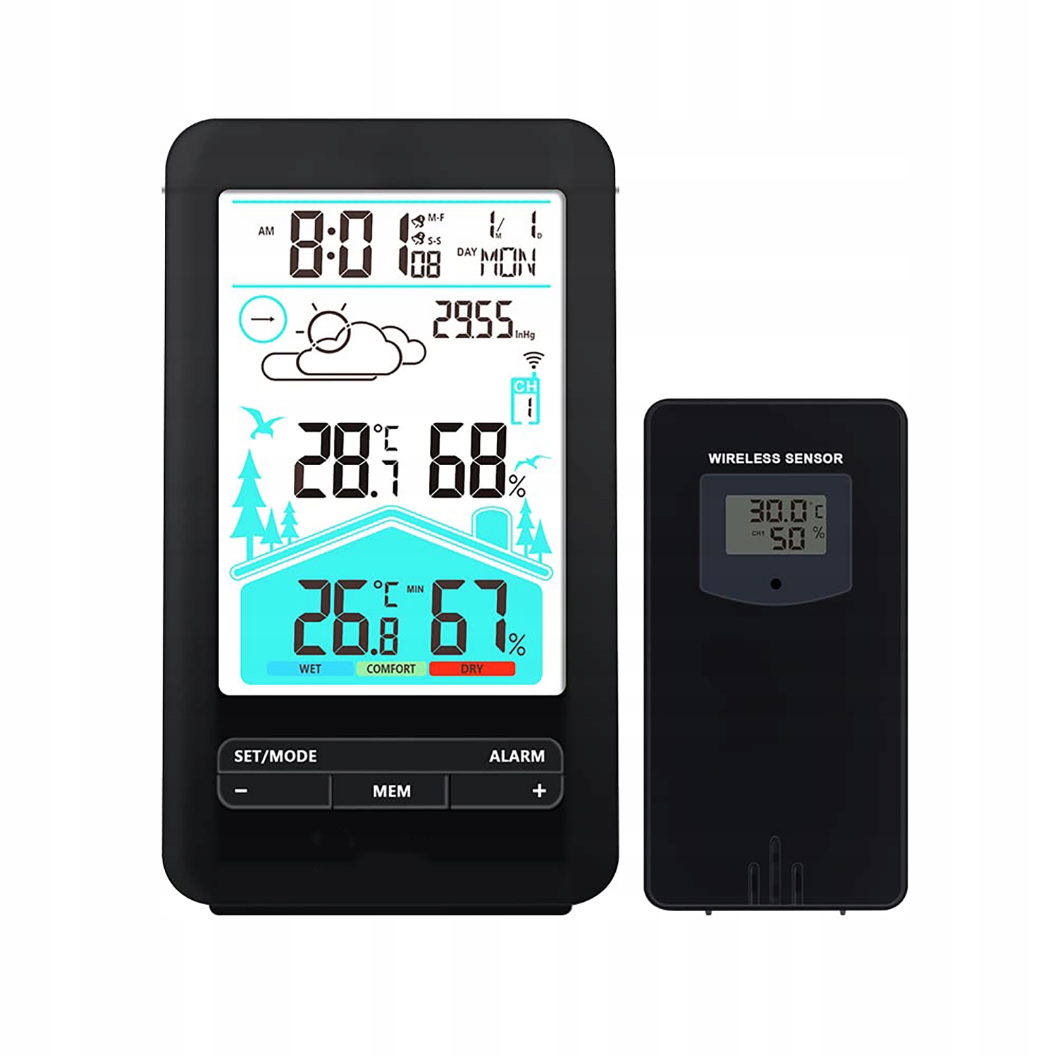 Stacja Pogody Cloudy FJ3395A – Twoje źródło prognozy pogody