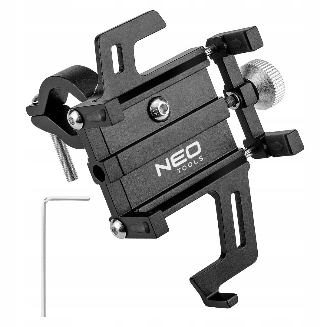 Aluminiowy uchwyt na telefon do roweru NEO TOOLS 91-000 – Idealne rozwiązanie dla aktywnych