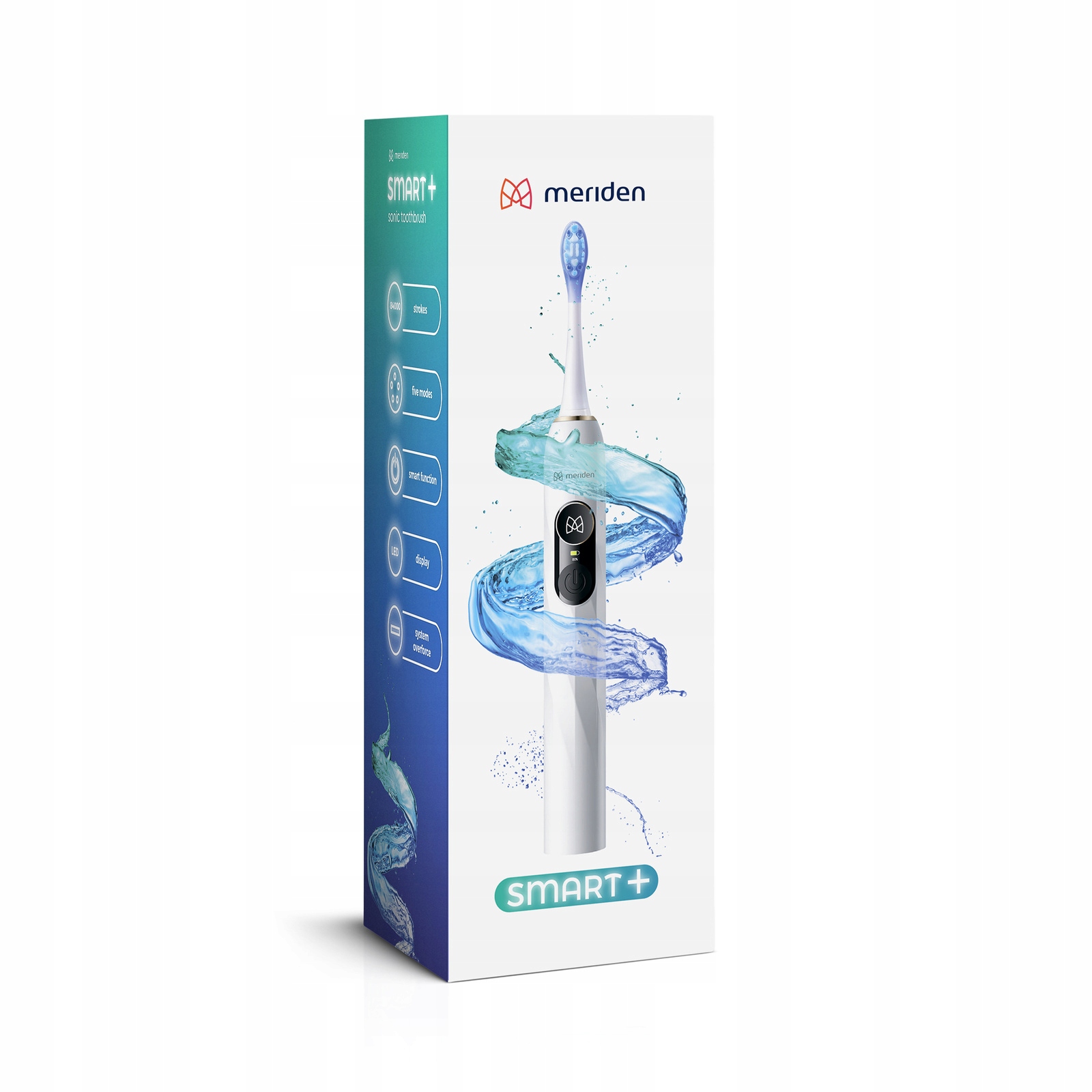 MERIDEN szczoteczka Sonic+ Smart+ WHITE – Nowoczesna higiena jamy ustnej