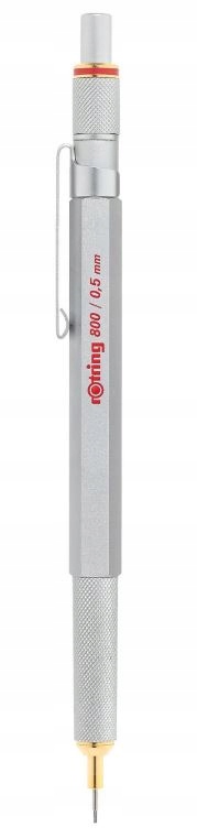 Ołówek automatyczny Rotring ROTRING Feinminenstift 800 Silber 0,5 – Narzędzie dla profesjonalistów