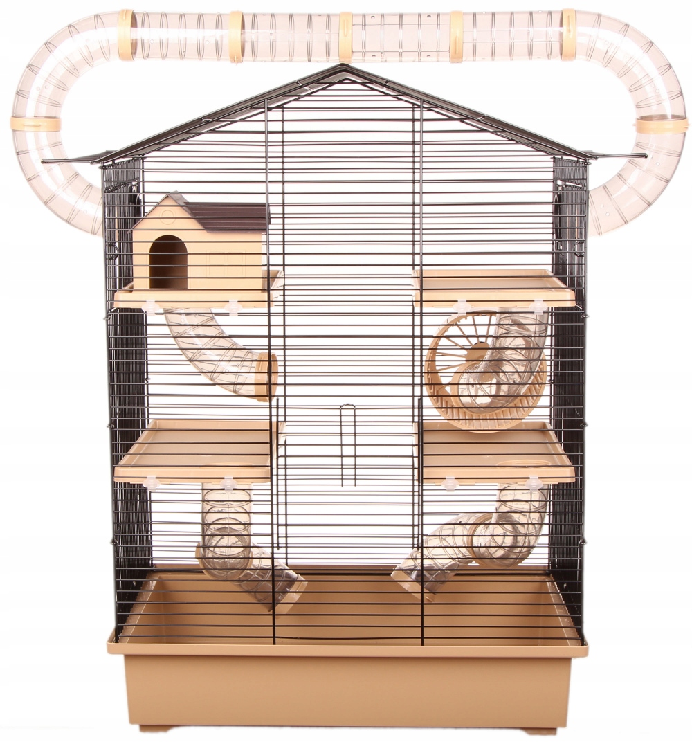 Duża klatka piętrowa dla chomika gryzonia myszki CH2+ – Idealne miejsce dla Twojego pupila