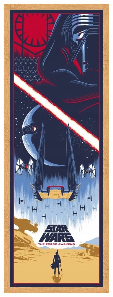 Oryginalny wzór plakatu z licencją Star Wars