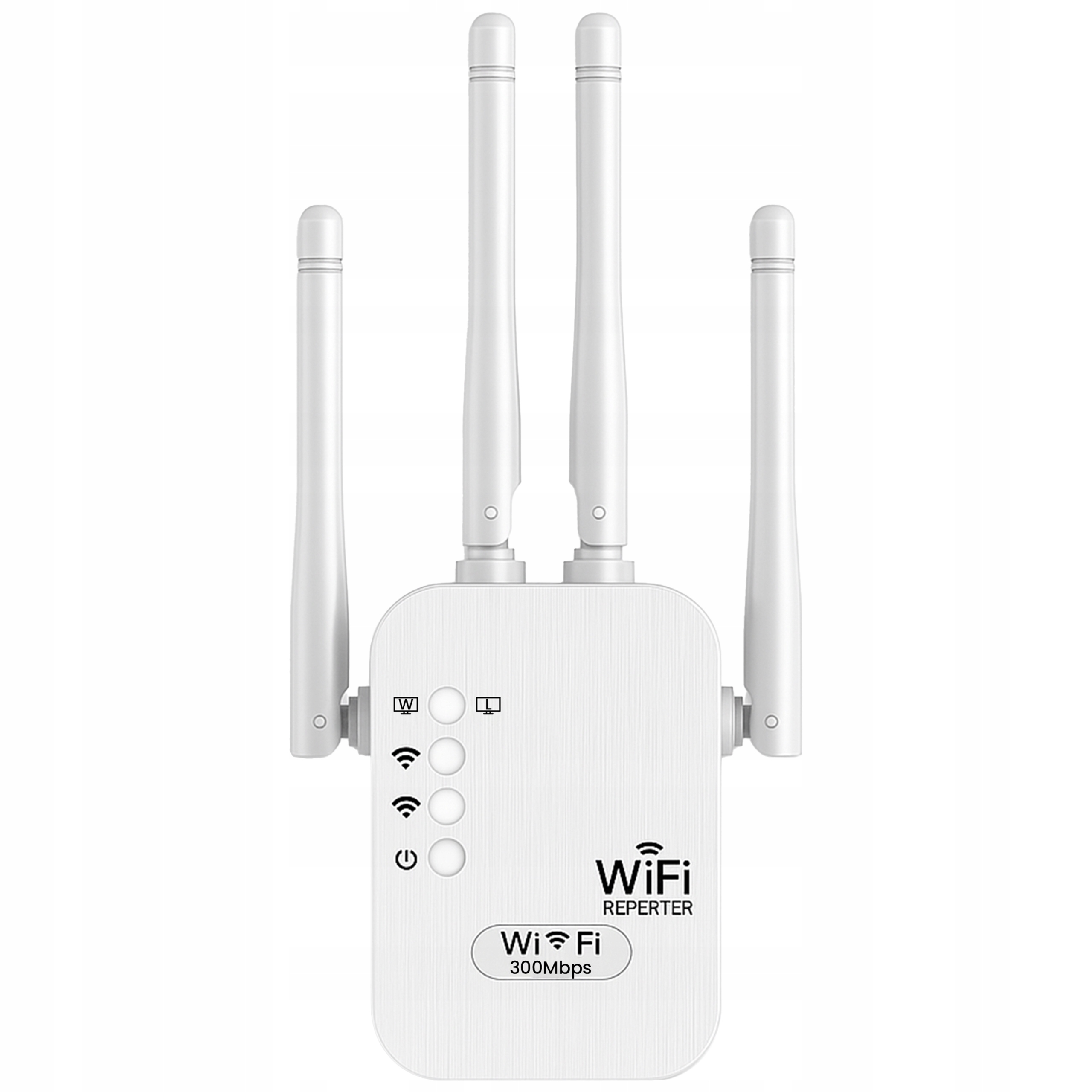 Mocny wzmacniacz sygnału WiFi 4-antenny 300mb/s 2.4 GHz - ER1046