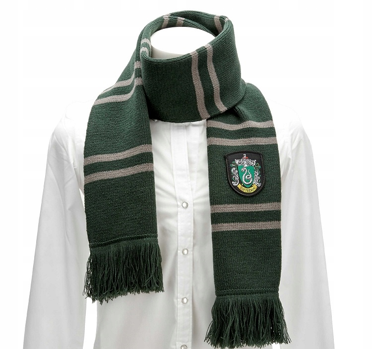 Slytherin halstørklæde – Idealny dodatek dla fanów Harry'ego Pottera