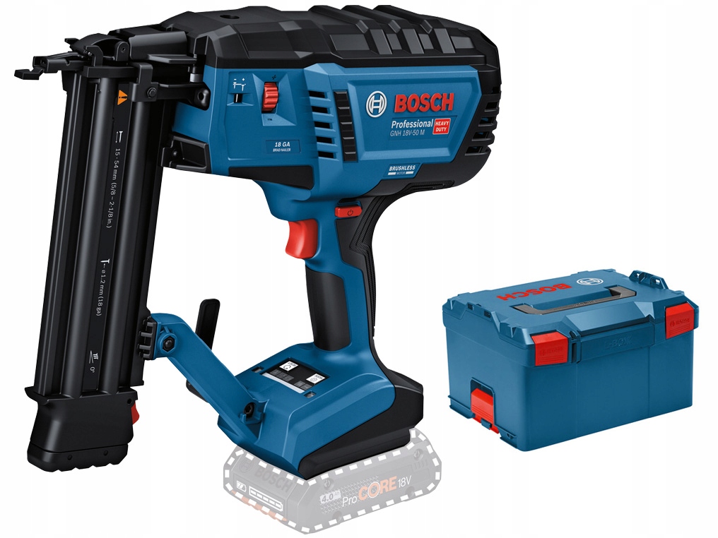 Bosch GNH 18V-50 M – Bezprzewodowa gwoździarka do drewna dla profesjonalistów