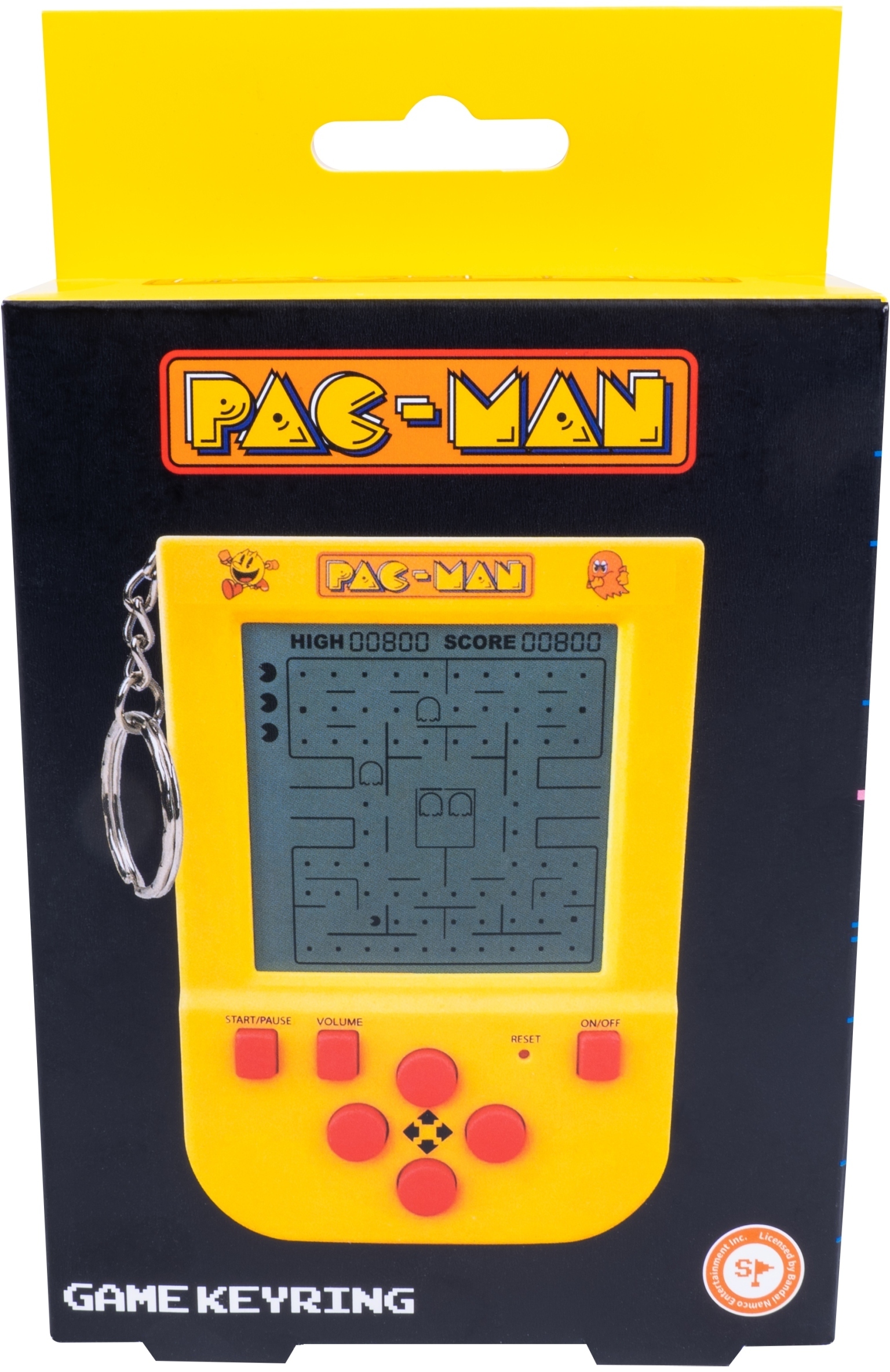 Mini Konsola Retro PAC-MAN Breloczek – Klasyka gier w kieszeni