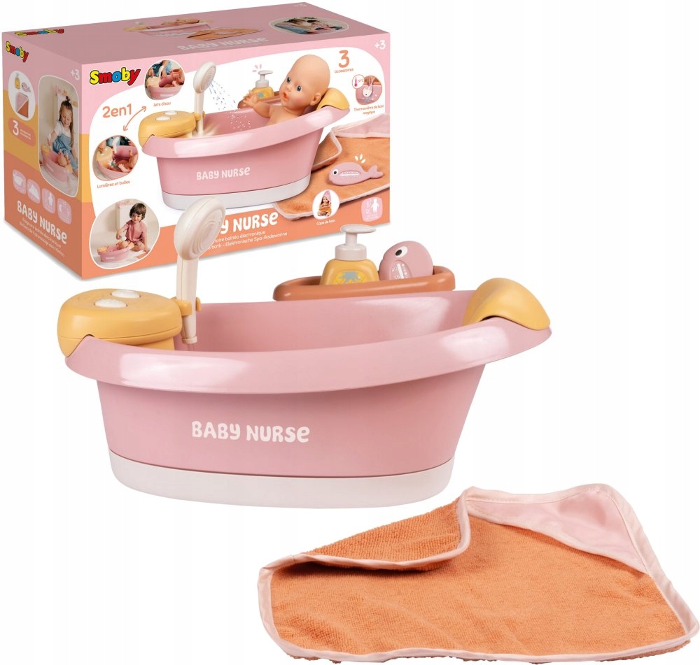 Wanienka z hydromasażem Baby Nurse – Idealna zabawa dla małych mam