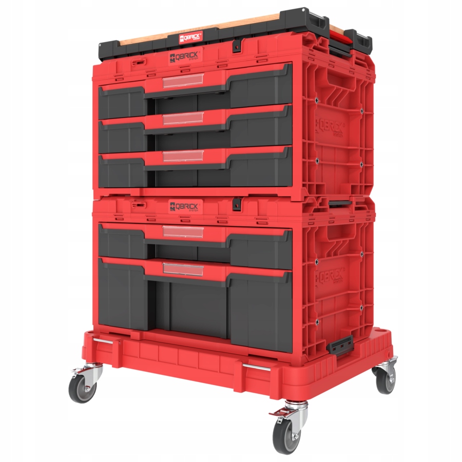 Zestaw skrzyń narzędziowych Qbrick System ONE Drawer – Mobilność i funkcjonalność w jednym