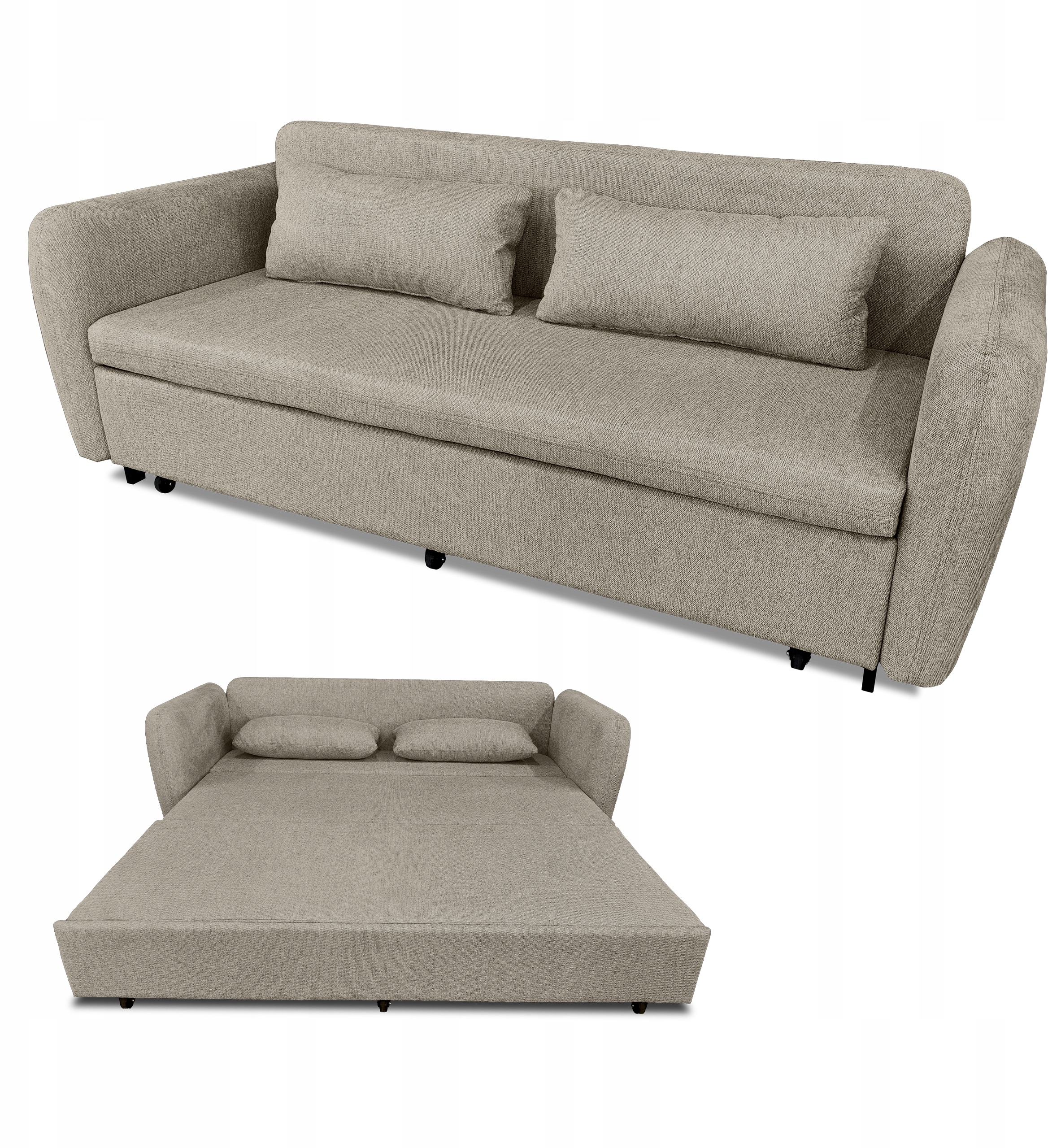 Funkcjonalność rozkładanej sofy do spania