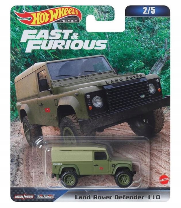 Hot Wheels - Fast & Furious - Land Rover Defender 110 – Idealny model dla małych miłośników motoryzacji