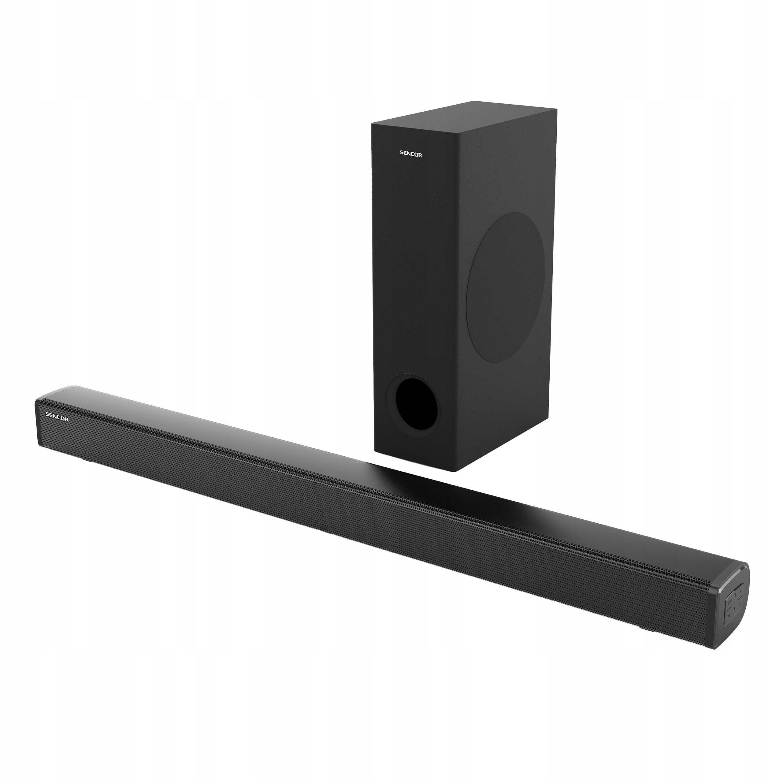 Kolumna Sencor Soundbar z bezprzewodowym subwooferem SSB 5500BW 2.1CH 160W – Doskonałe brzmienie w Twoim domu