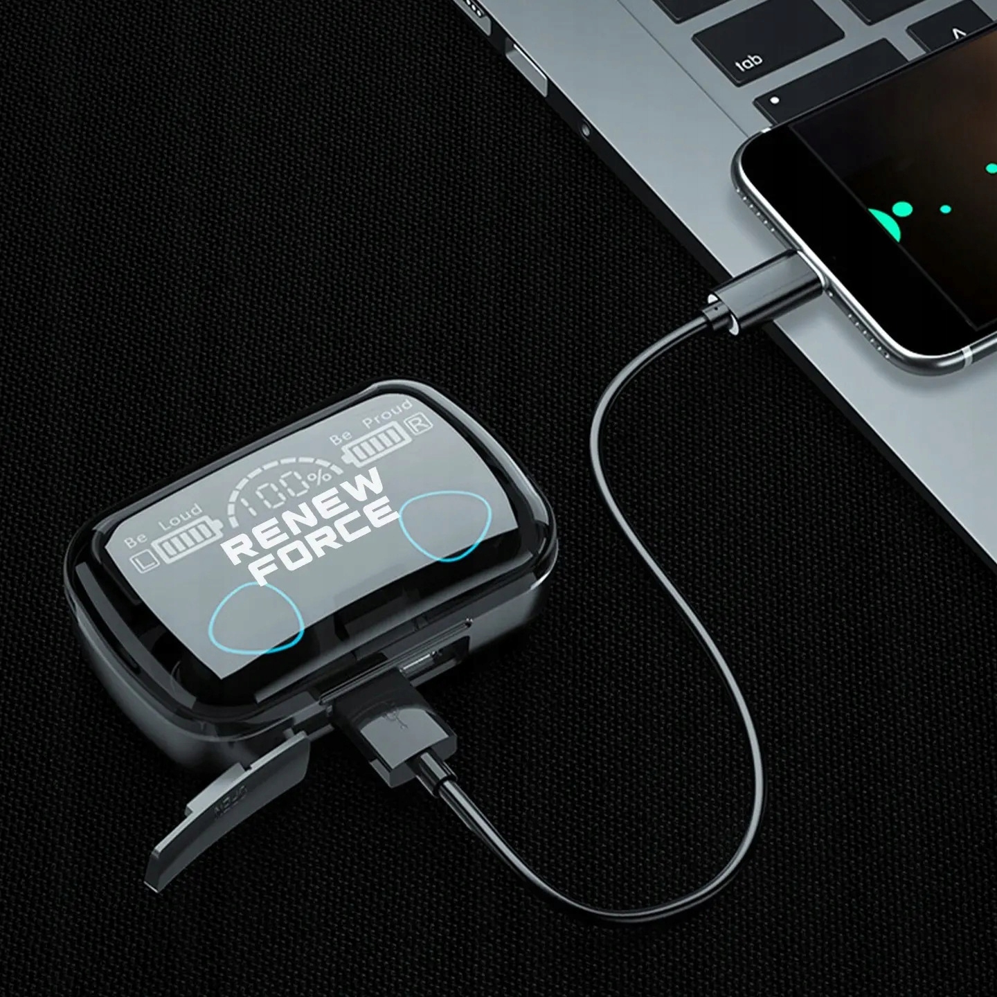 Wbudowany powerbank – Ładowanie w każdej sytuacji