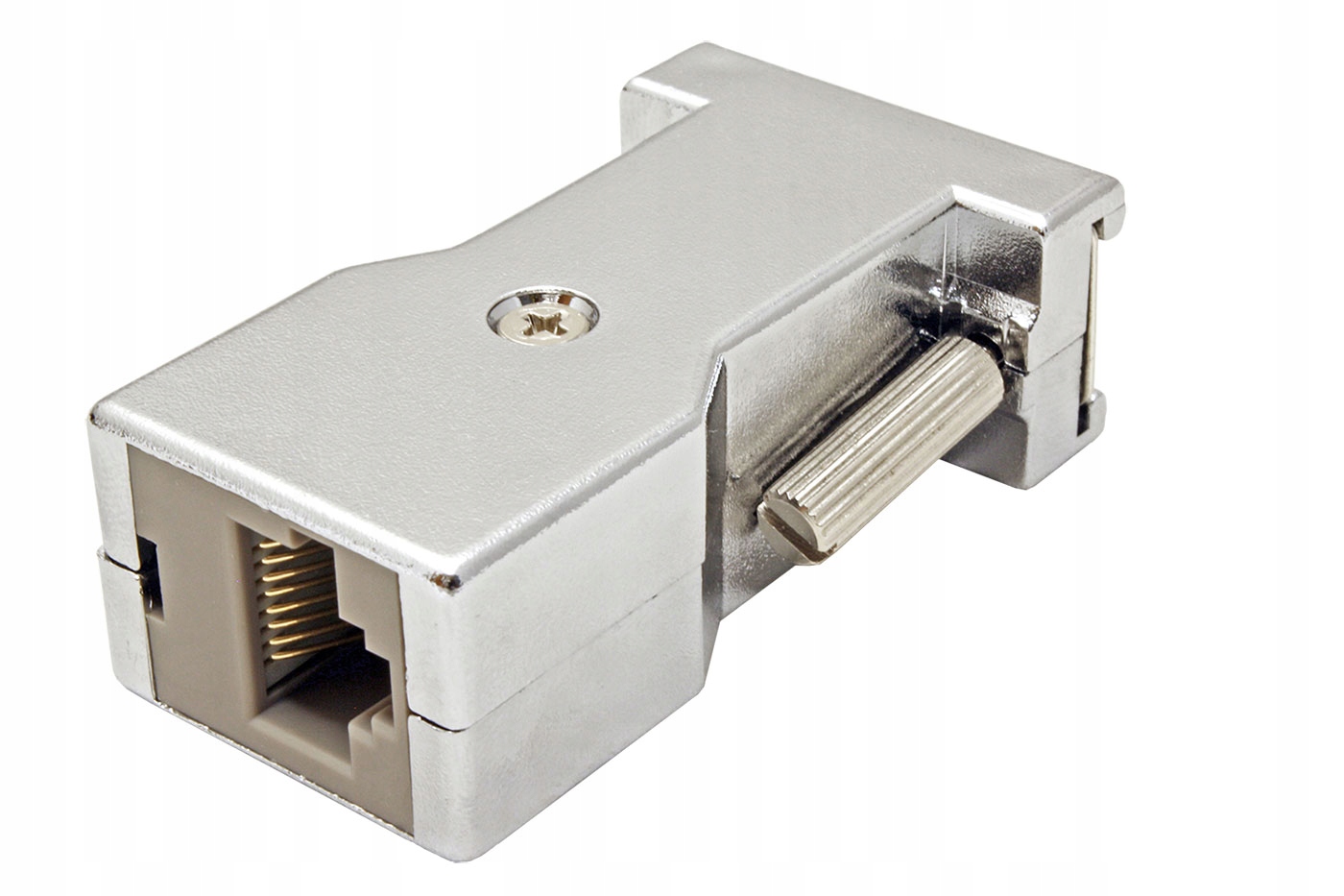 DB9 żeński-RJ45 żeński 8P/8C 8 żył – Idealny adapter do linii szeregowych