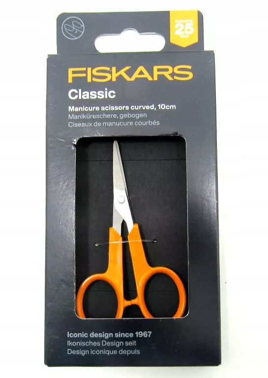 CLASSIC WYGIĘTE NOŻYCZKI DO PAZNOKCI 10 CM – Precyzyjne narzędzie do pielęgnacji