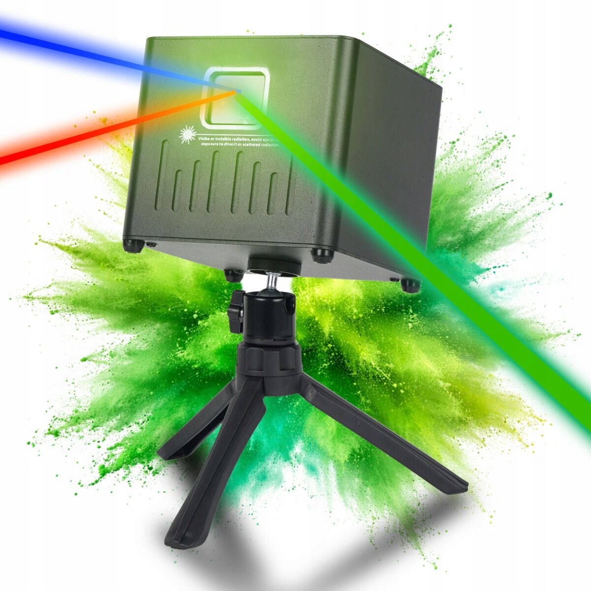 LIGHT4ME ACCU APP LASER – Akumulatorowy projektor laserowy RGB dla mobilnych DJ-ów