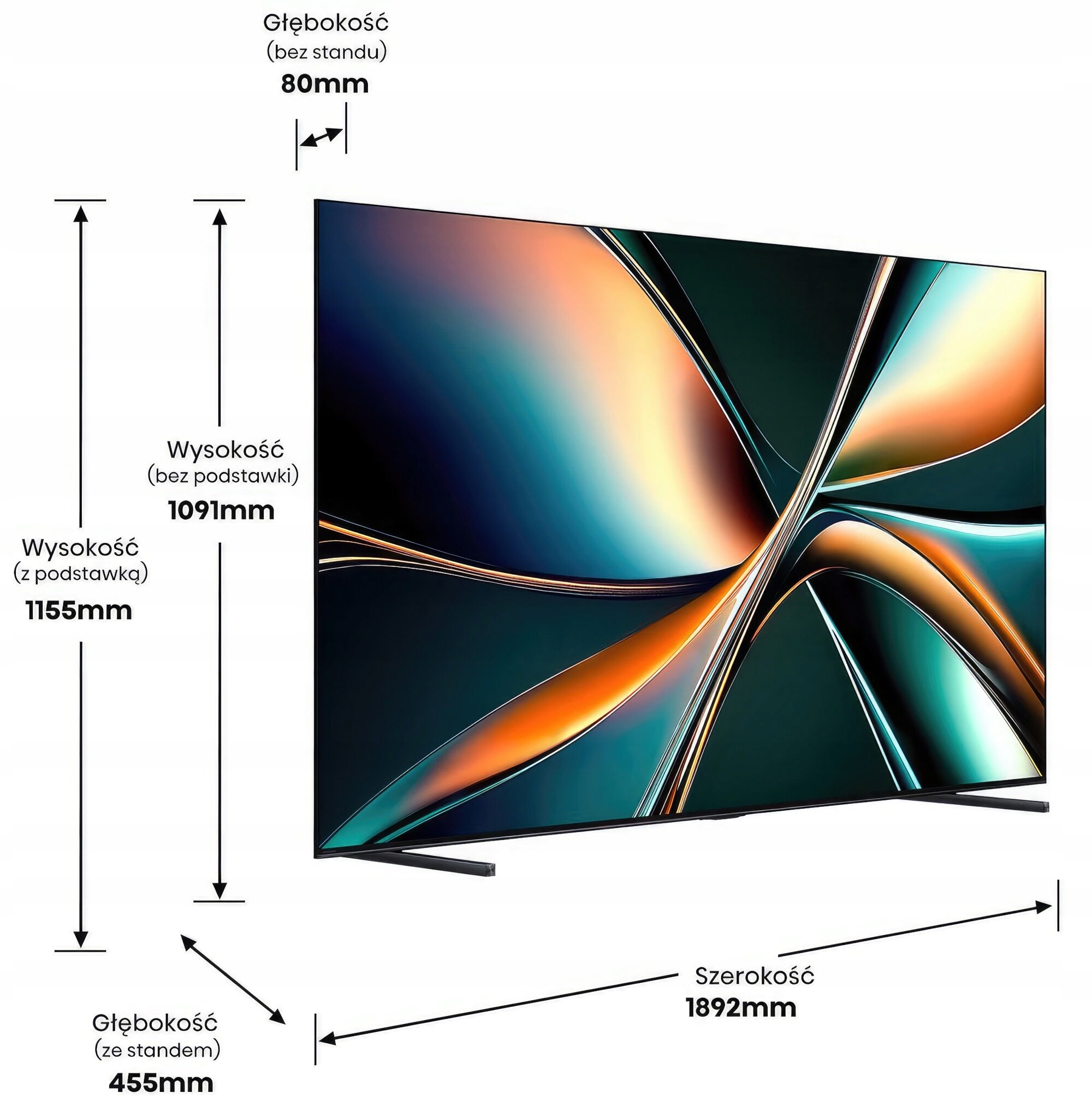 Telewizor Hisense 85U7Q – Odkryj nową jakość obrazu w 4K UHD