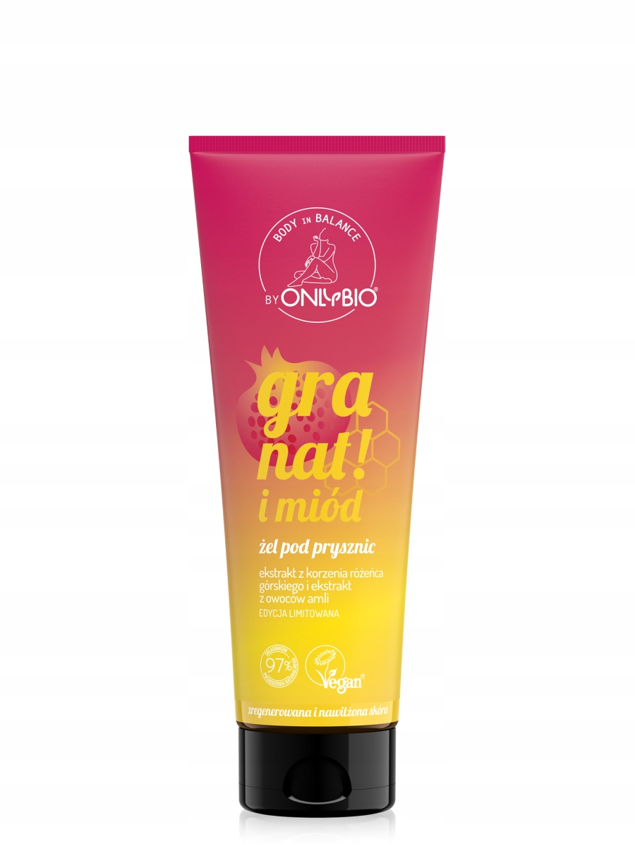 OnlyBio Body in Balance Limited Edition Granat i Miód – Żel pod prysznic, który zadba o Twoją skórę