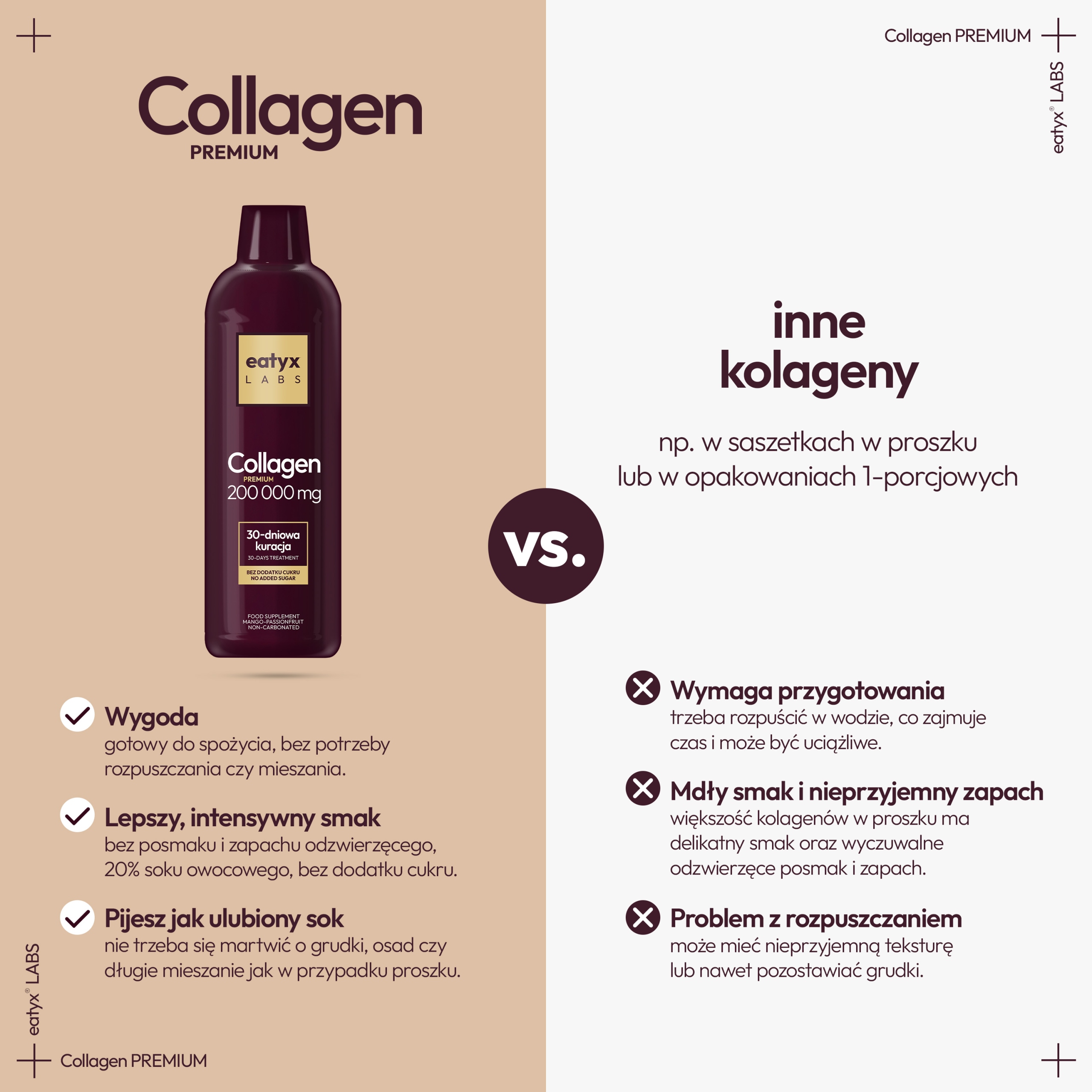 Wysoka przyswajalność dzięki hydrolizatowi kolagenu