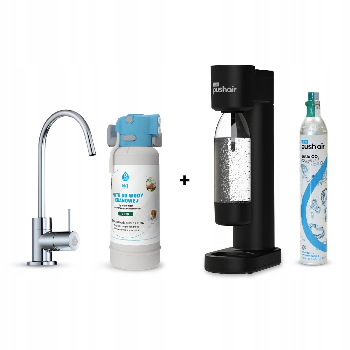 Zestaw do przygotowania wody gazowanej wzbogaconej magnezem