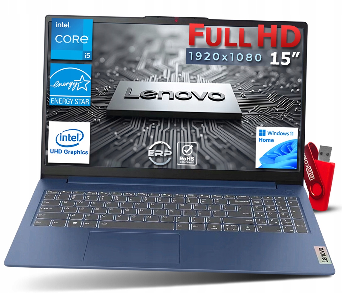 Laptop Lenovo Ideapad 1 15IAU7 – Twój wszechstronny asystent