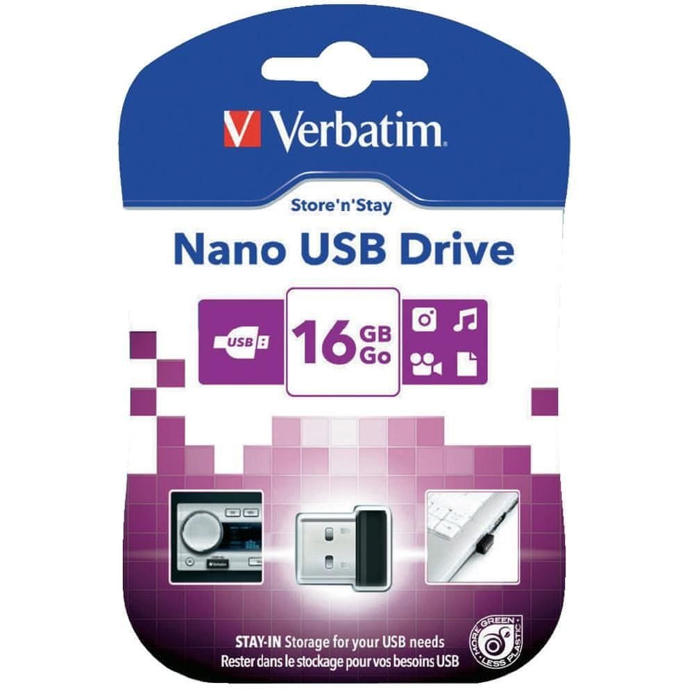Pendrive Verbatim Store 'n' Stay NANO 16 GB – Kompaktowe rozwiązanie do przechowywania danych