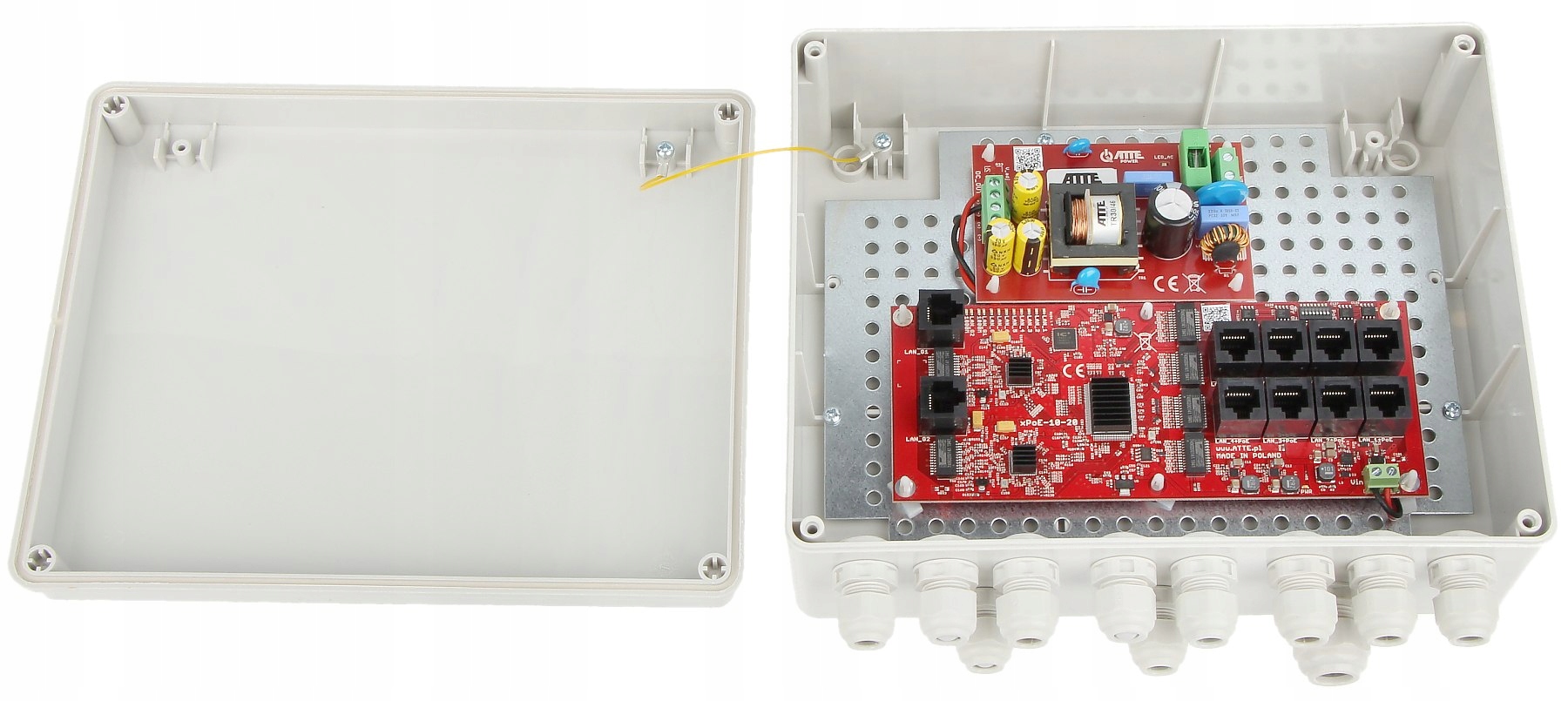 Zestaw do 8 kamer IP IP-8-20-L2 8-portowy ATTE – Idealne rozwiązanie dla Twojego biura