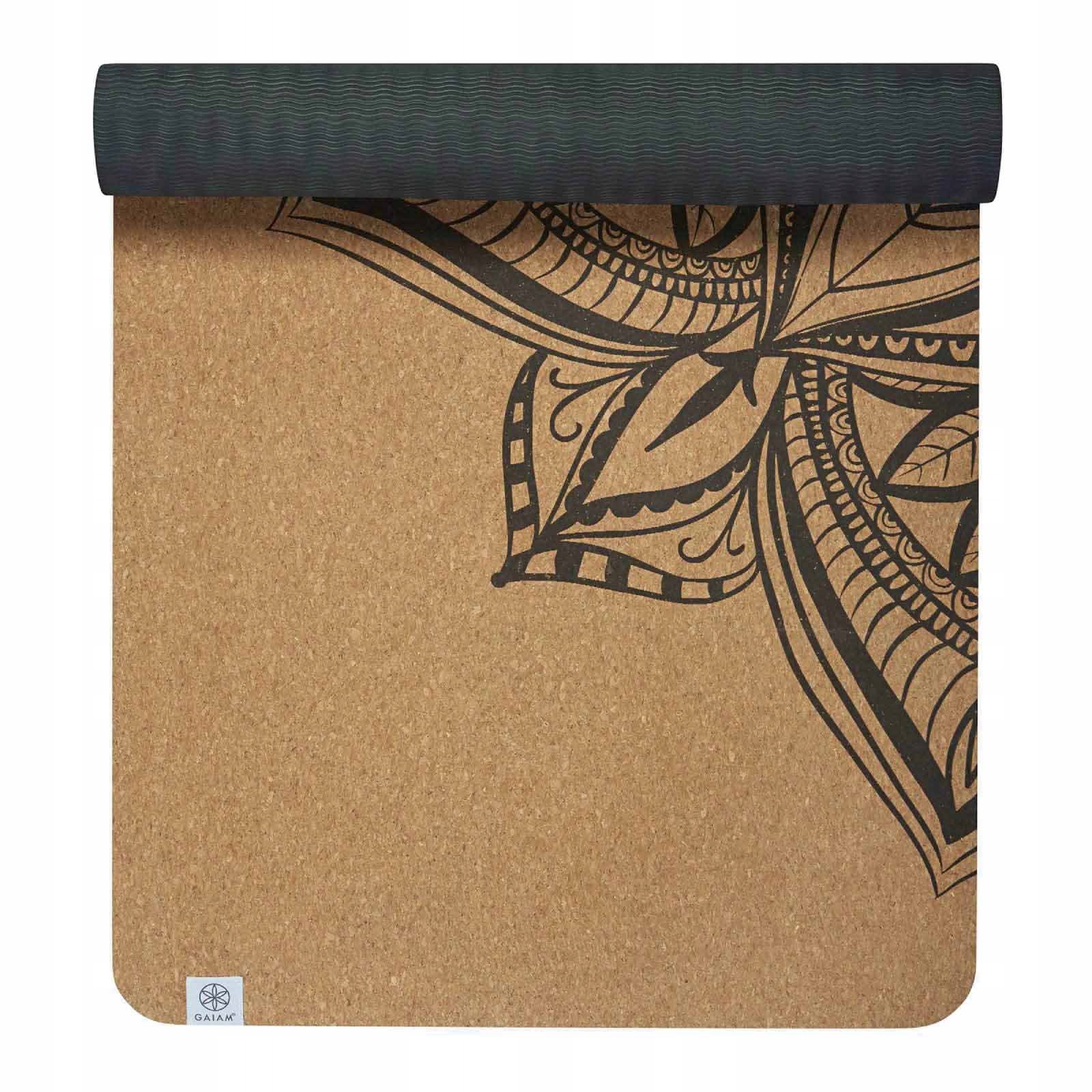 Mata do jogi Printed Cork Mandala – Idealna dla każdego jogina