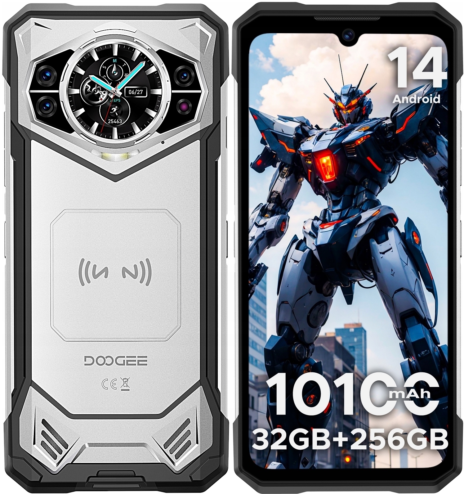 Potężna bateria 10100 mAh – Długotrwałe użytkowanie