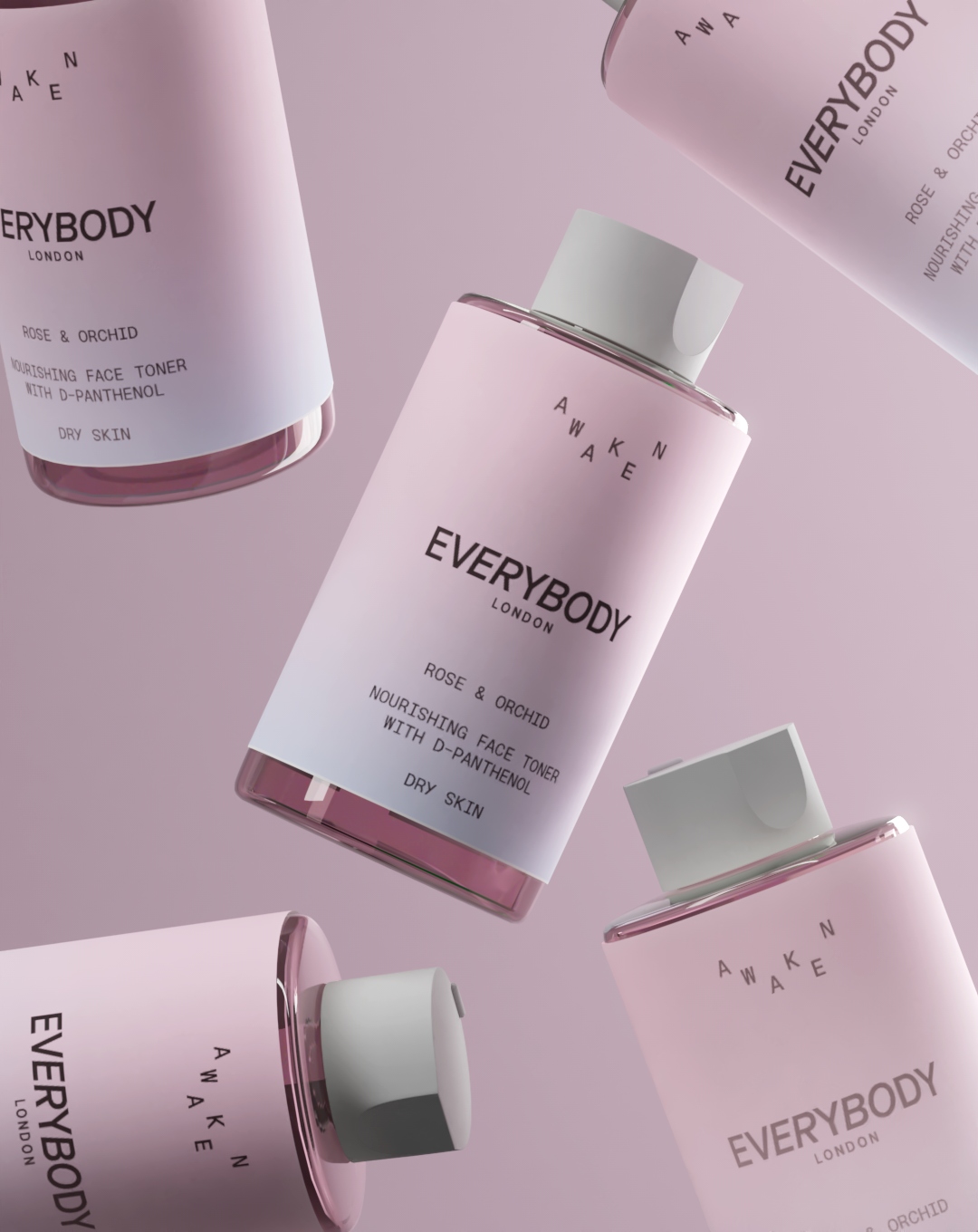 Everybody Awaken Odżywczy Tonik do Cery Suchej - Róża i Orchidea 125ml – Naturalna pielęgnacja dla Twojej skóry