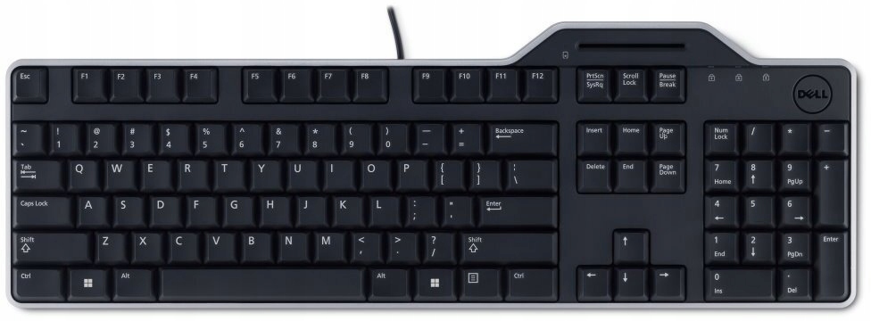 DELL KB813 – Klawiatura USB QWERTZ CZ/SK w eleganckim czarnym kolorze
