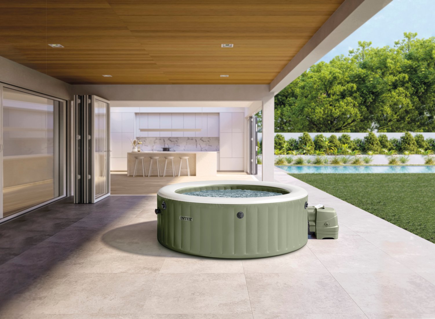 Dmuchane SPA z hydromasażem 6 osobowe INTEX 28428NP – Luksusowy relaks w Twoim ogrodzie