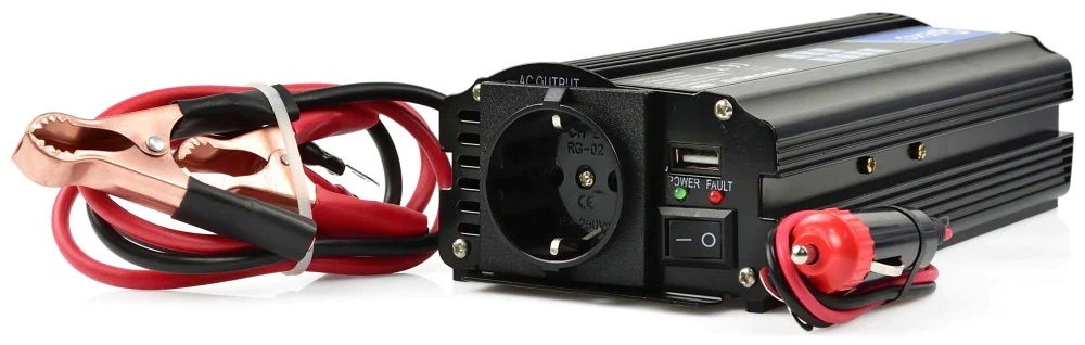 Przewód z klemami w zestawie – Łatwe podłączenie do akumulatora