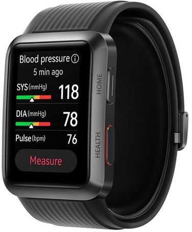 Huawei Watch D czarny - Front z ukosa