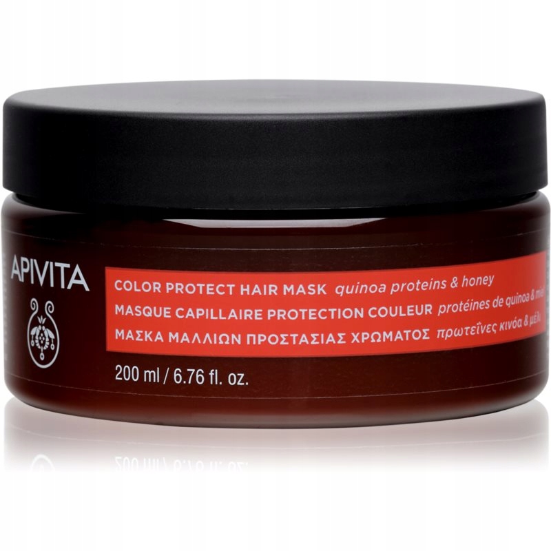 APIVITA Color Protect Hair Mask z Proteinami Quinoa i Miodem – Ochrona koloru dla Twoich włosów