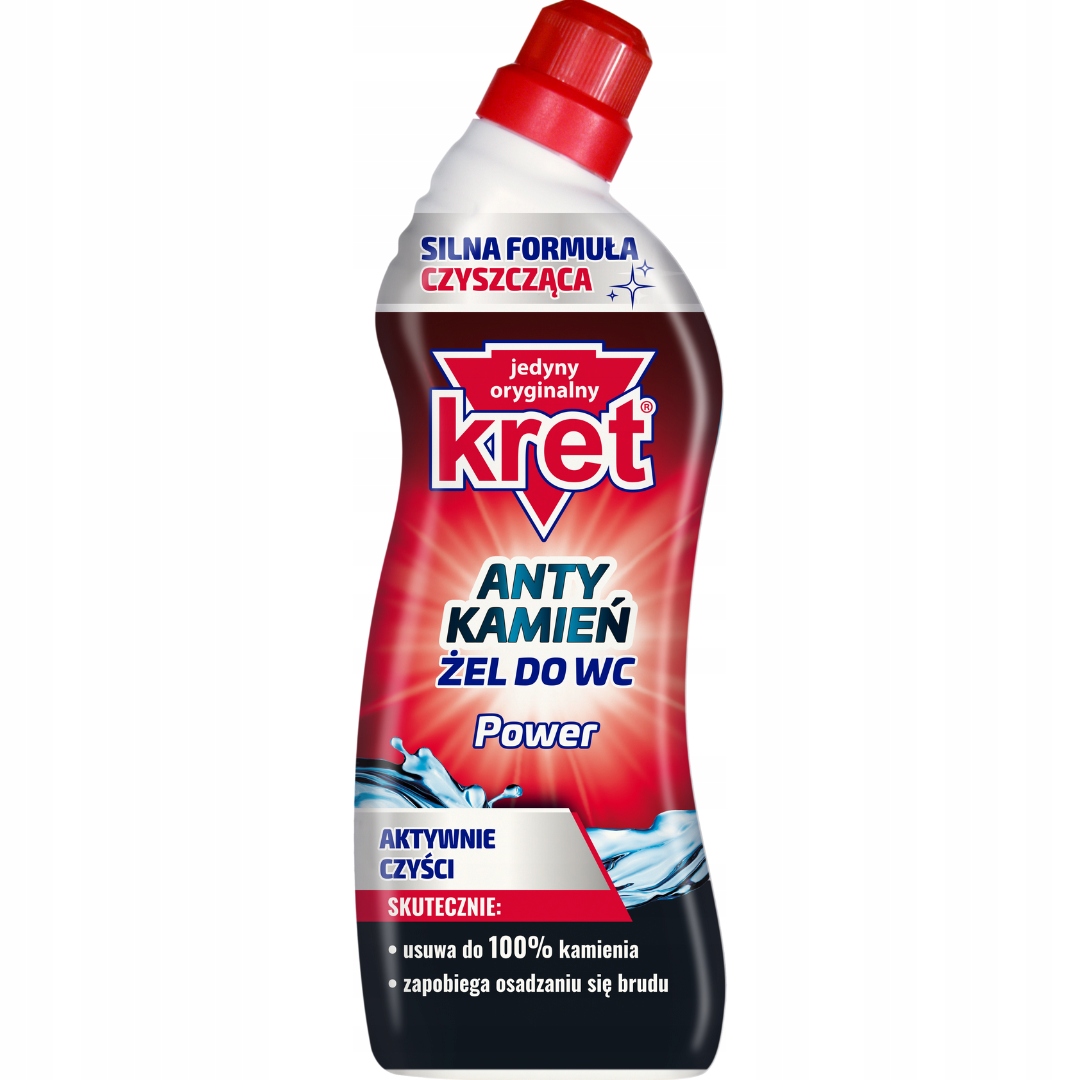 Kret Żel do WC Power 750ml – Skuteczne czyszczenie toalety