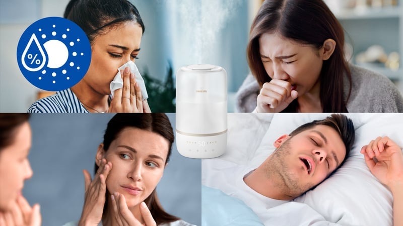 Nawilżacz powietrza Philips 1000 Series HU1510/04 – Idealne rozwiązanie dla zdrowego powietrza