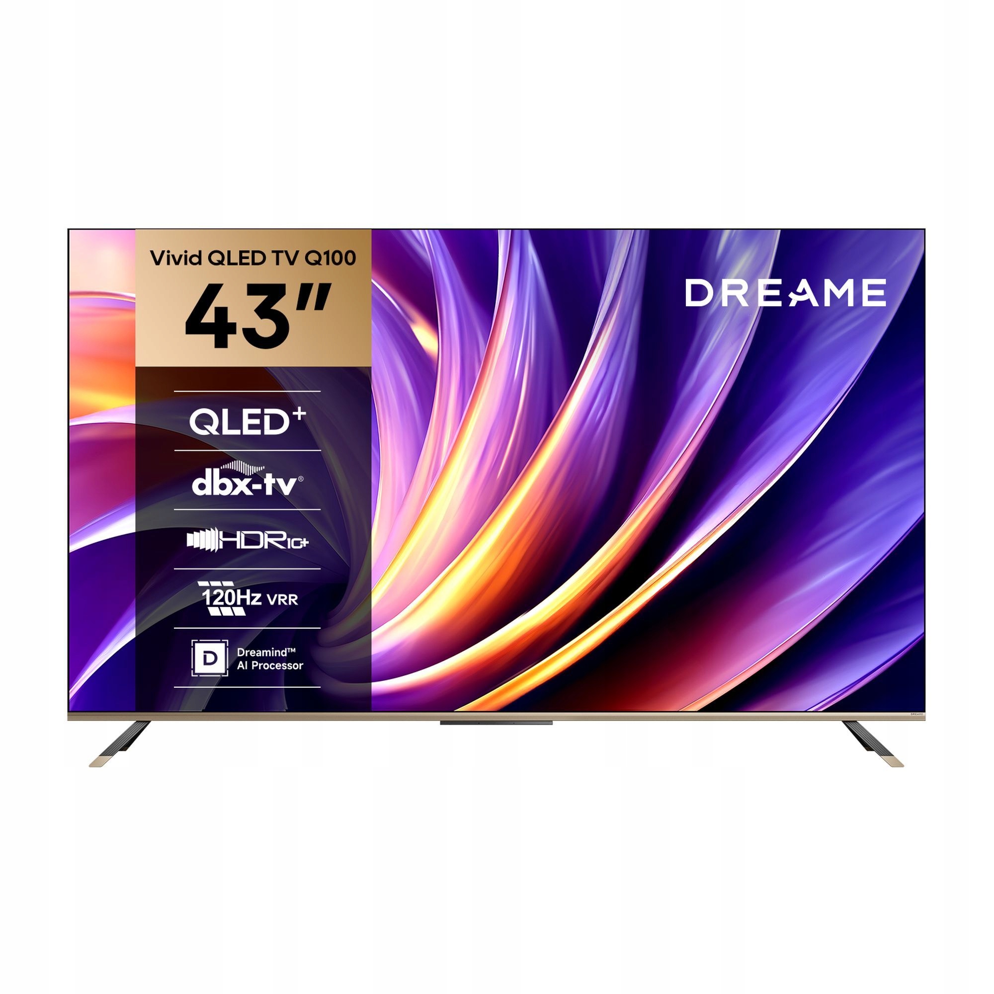 Dreame Vivid QLED TV Q100 – 43-calowy Smart TV 4K Ultra HD
