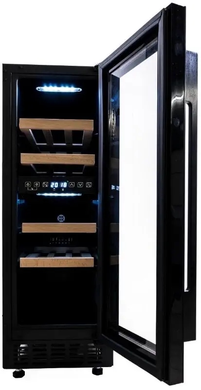 Winiarka z 2 niezależnymi strefami chłodzenia