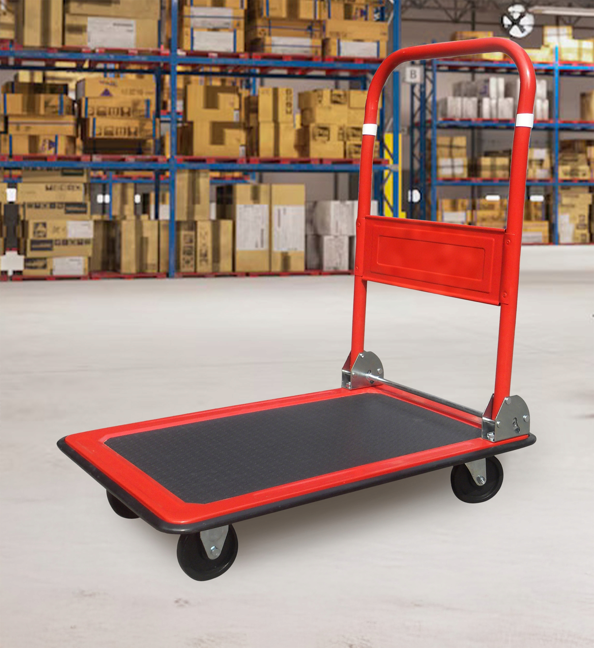 O5F Wózek Transportowy Magazynowy – Wytrzymała Platforma 150kg