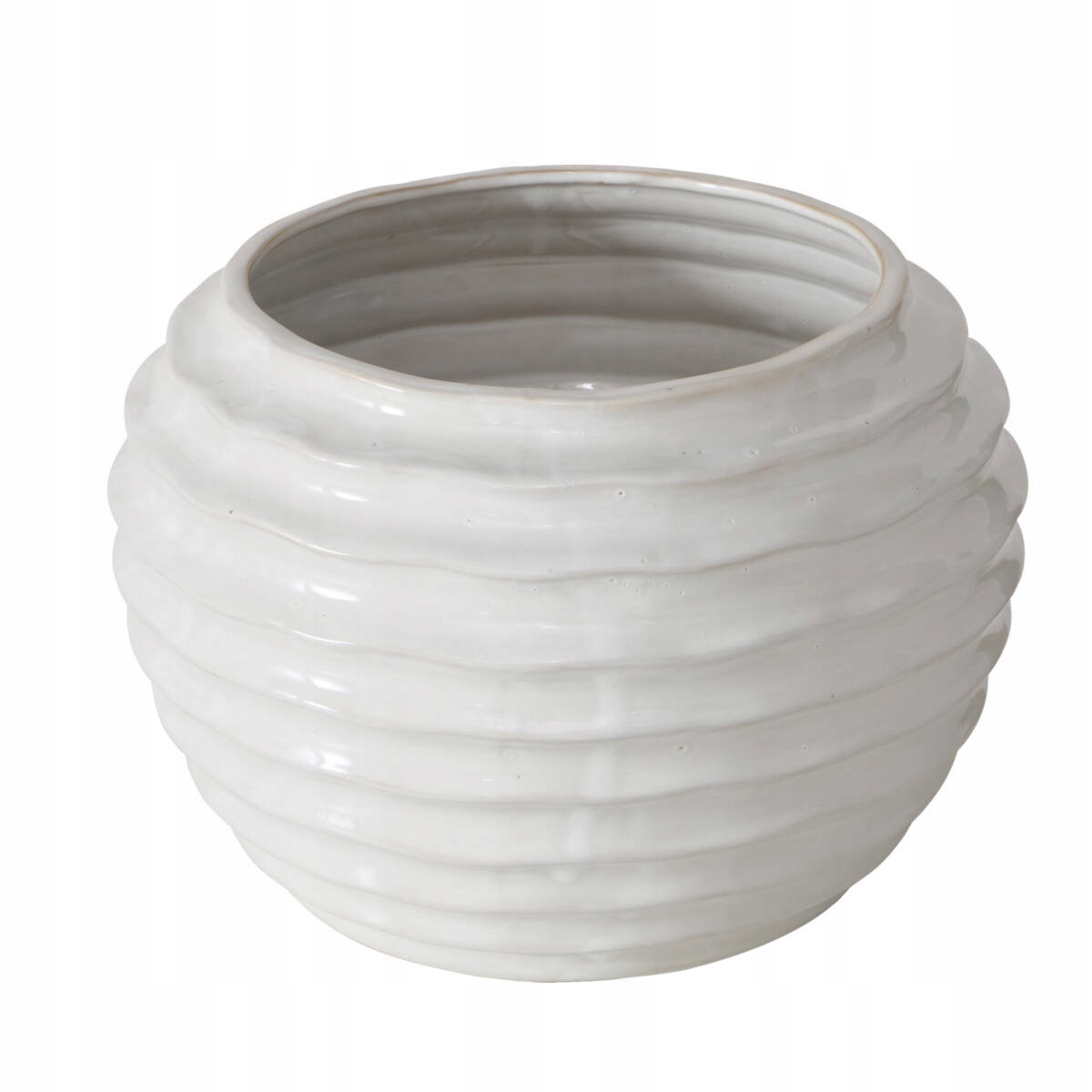 Pękaty wazon ceramiczny NANNY – Elegancja w Twoim wnętrzu