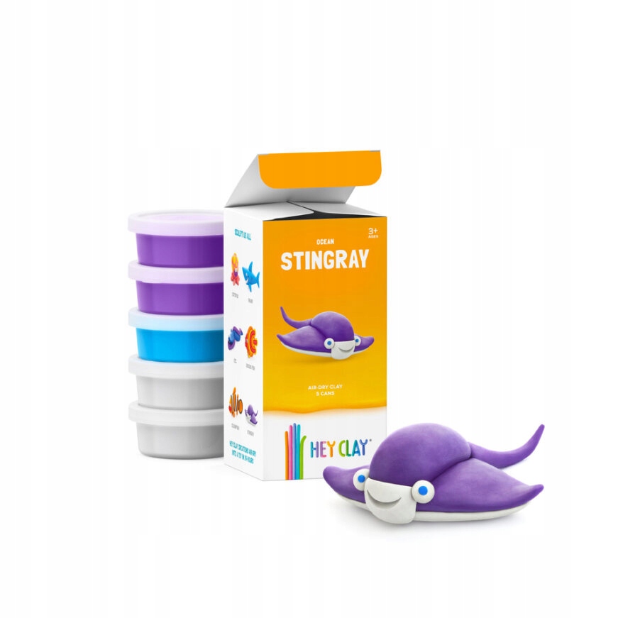 TMT HeyClay Masa Plastyczna Płaszczka HCL50128CEE 60264 – Kreatywna zabawa dla dzieci