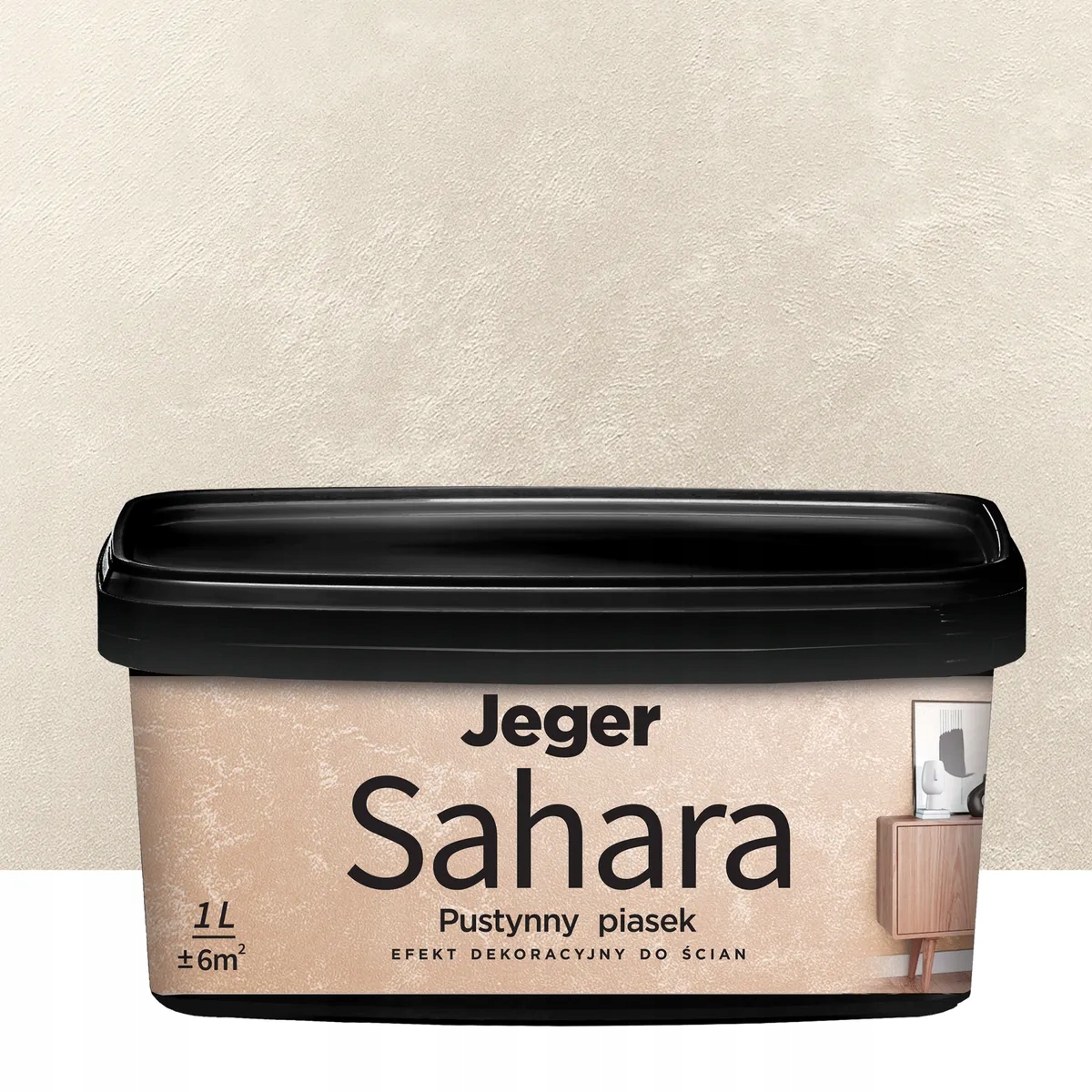Efekt dekoracyjny SAHARA 1 l Matteo Piaskowany JEGER – Stwórz wyjątkowe wnętrze