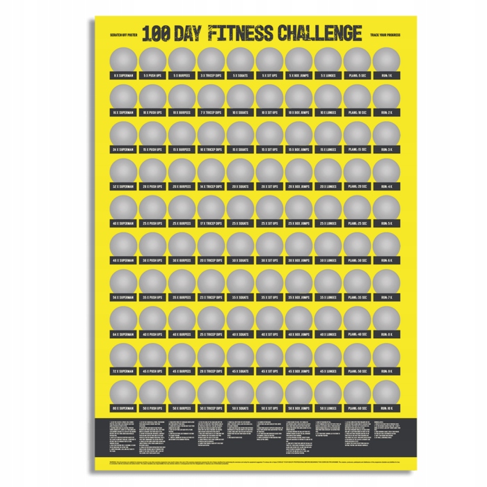Odkryj 100 dni wyzwań fitness