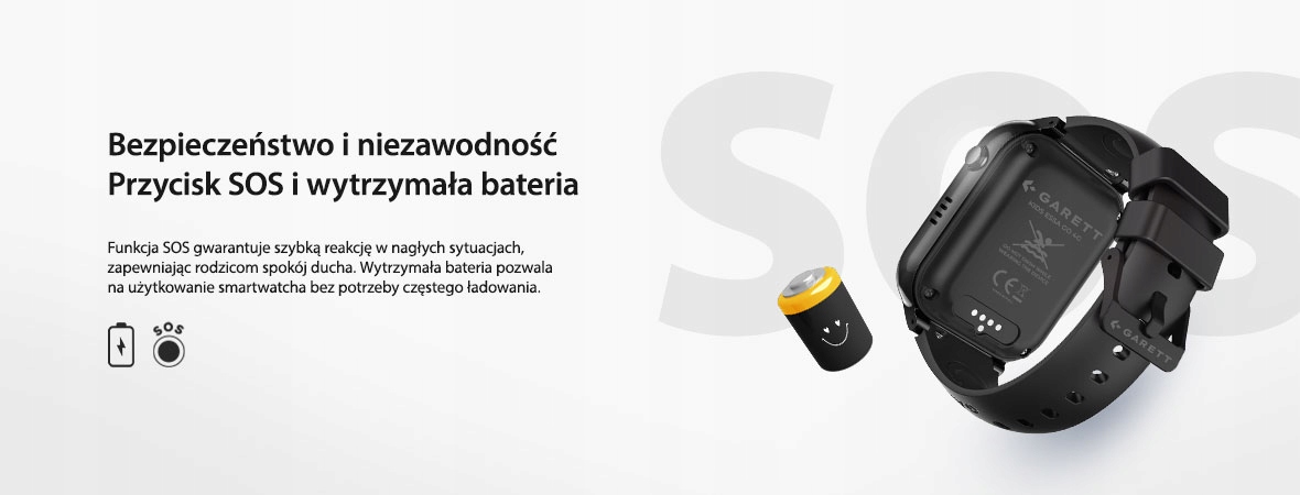 Funkcje bezpieczeństwa: Przycisk SOS i GEOogrodzenie