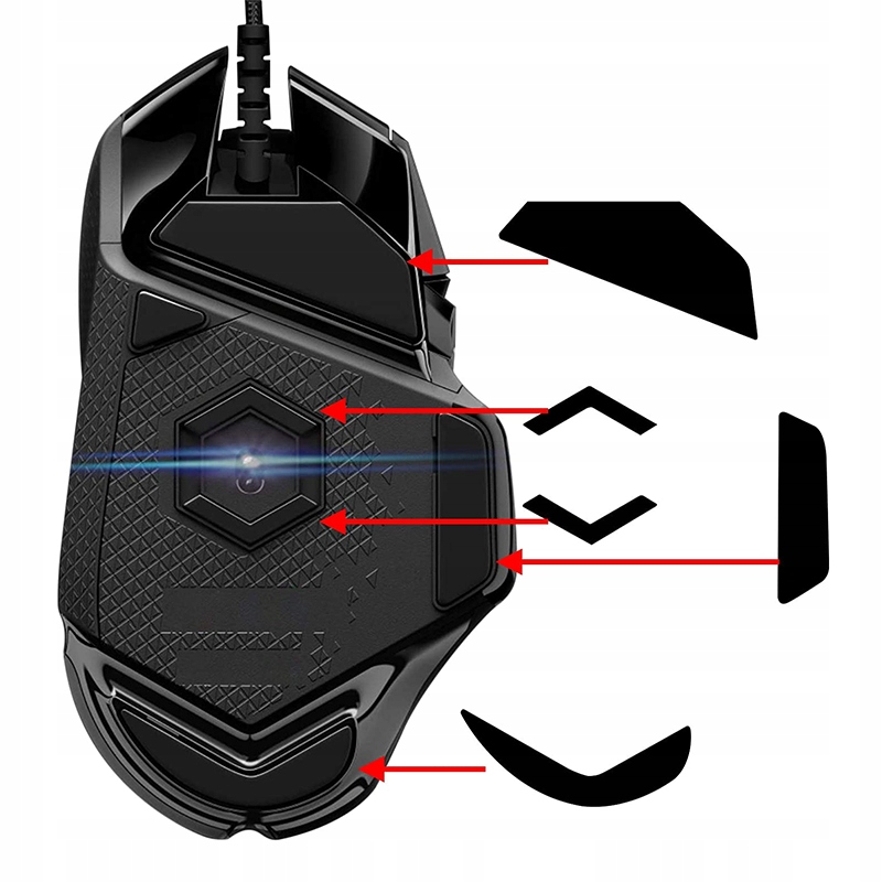 Ślizgacze Ślizgi Stopki Teflon do Logitech G502 – Komfort i Precyzja w Grze