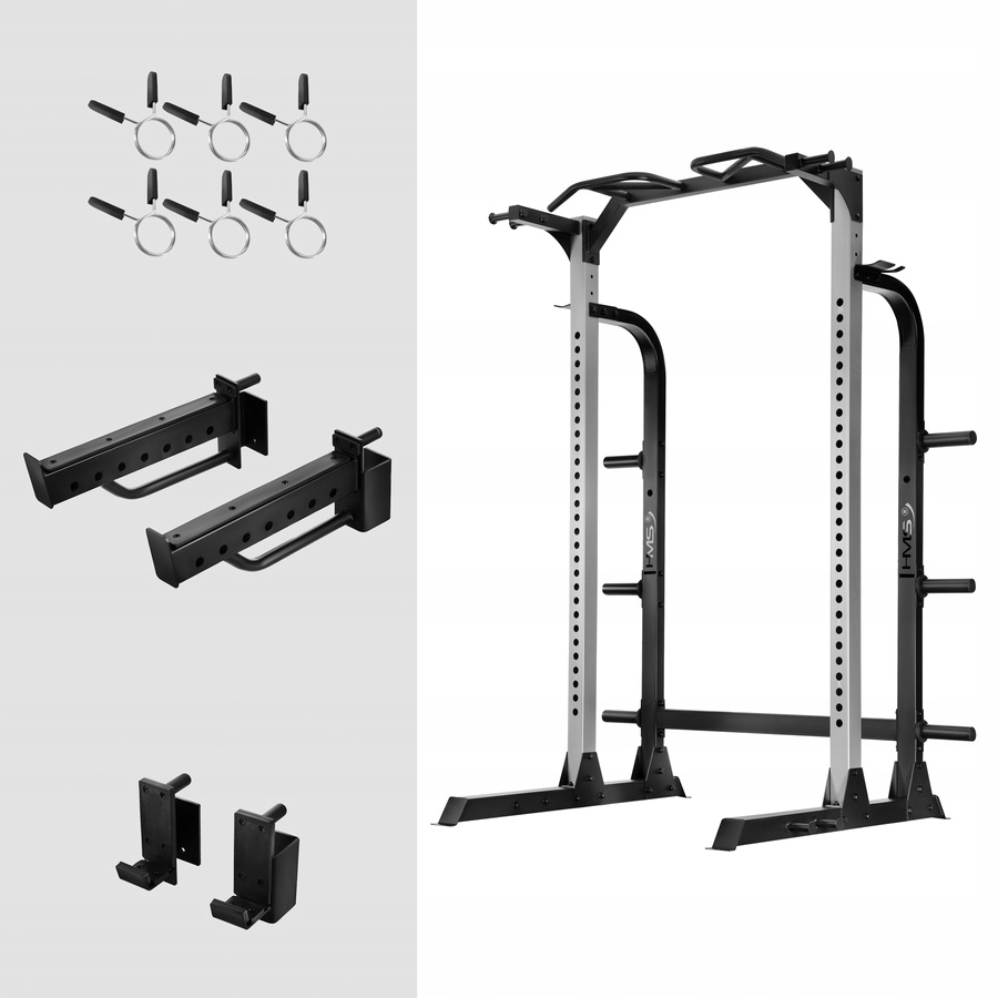 Kompaktowa forma typu half rack – idealna do domowej siłowni