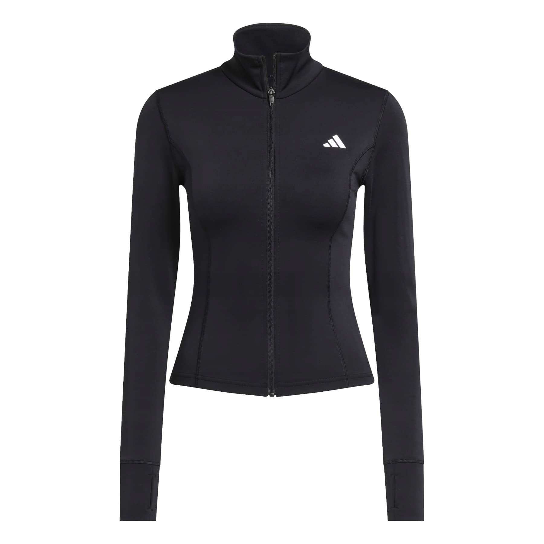 Bluza damska Optime Essentials Full-Zip czarna JM9185 – Komfort i styl w każdym treningu